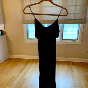 Black maxi dress